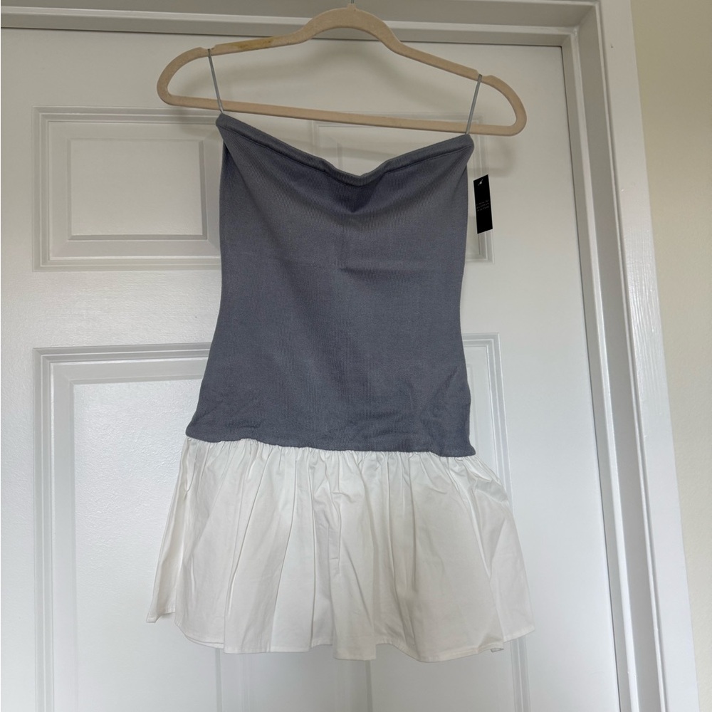 It Girl Mini Dress in Cloud